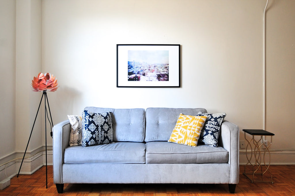 Alabaster Cotton-Linen Sofa Cover in Natural Tan